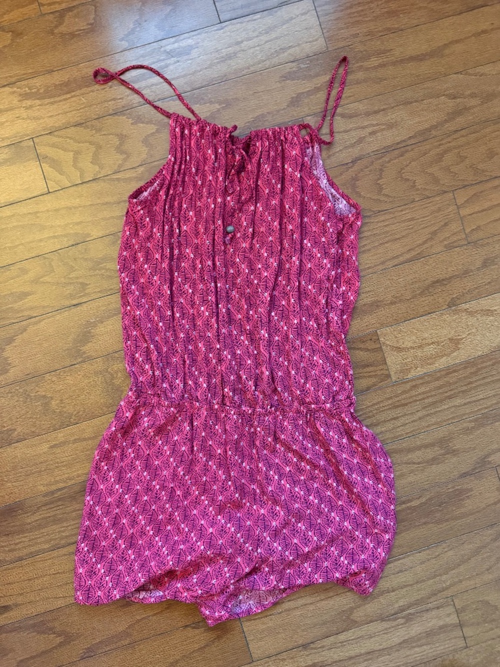 Pink Halter Romper